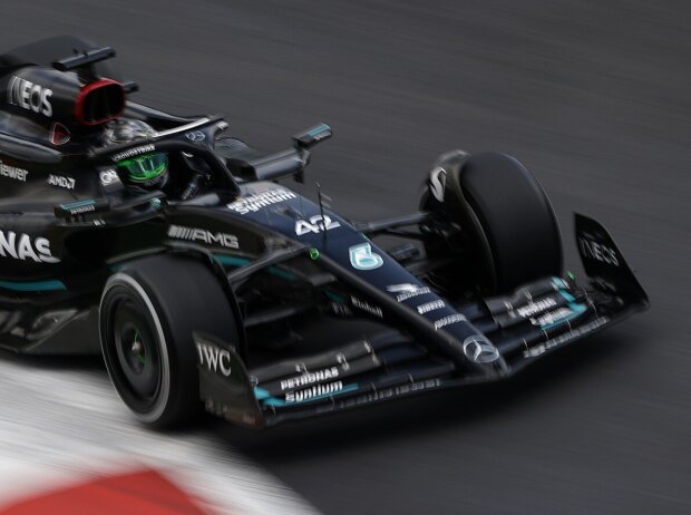 Titel-Bild zur News: Frederik Vesti im Mercedes W14 beim Formel-1-Freitagstraining in Mexiko 2023