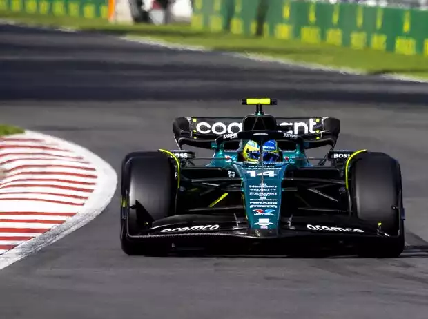 Fernando Alonso (Aston Martin AMR23) beim Training zum Formel-1-Rennen in Mexiko 2023 Titel-Bild zur News: Fernando Alonso (Aston Martin AMR23) beim Training zum Formel-1-Rennen in Mexiko 2023