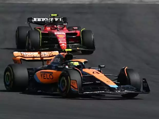 Lando Norris, Charles Leclerc Titel-Bild zur News: Lando Norris, Charles Leclerc