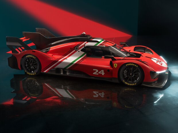Titel-Bild zur News: Ferrari 499P Modificata (2024) auf Basis des Le-Mans-Hypercars