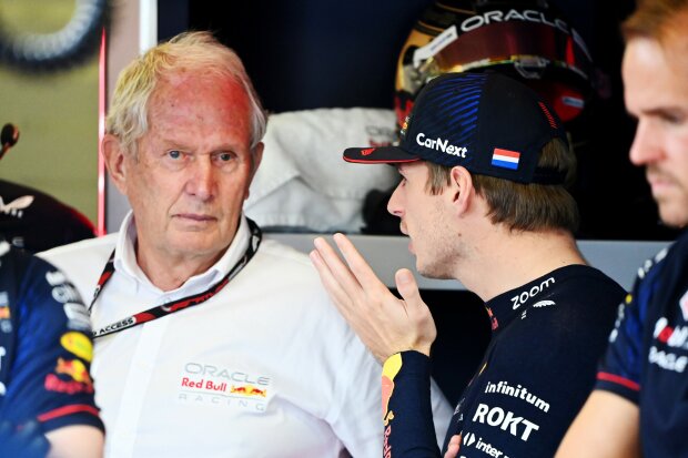 Helmut Marko Max Verstappen Red Bull Red Bull F1 ~Helmut Marko und Max Verstappen (Red Bull) ~ 