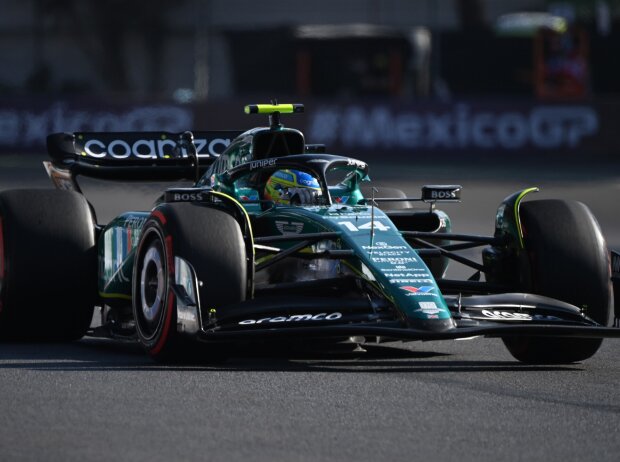 Titel-Bild zur News: Fernando Alonso beim Formel-1-Rennen in Mexiko 2023