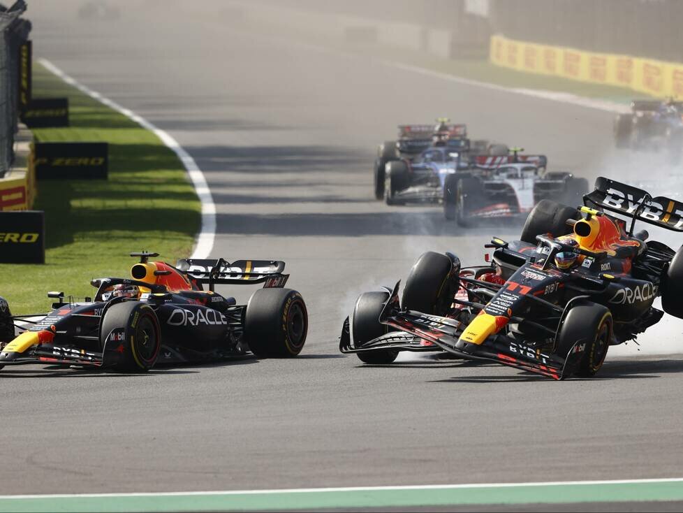 Max Verstappen, Charles Leclerc, Sergio Perez