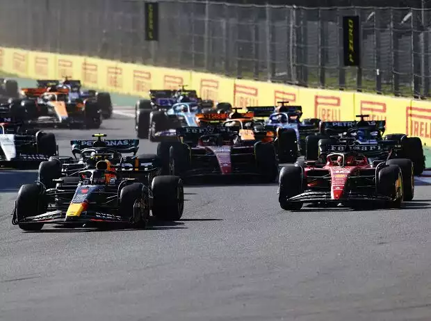 Die Startphase beim Mexiko-Grand-Prix 2023 der Formel 1 Titel-Bild zur News: Die Startphase beim Mexiko-Grand-Prix 2023 der Formel 1