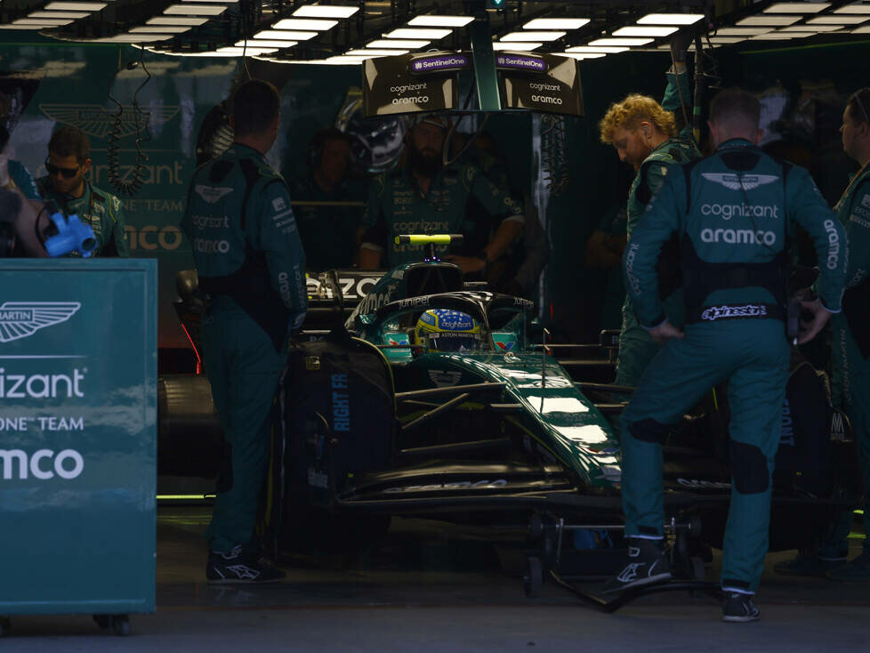 Fernando Alonso (Aston Martin) im Formel-1-Rennen von Mexiko 2023