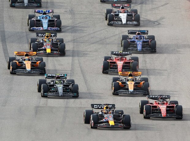 Der Start zum Formel-1-Sprint in Austin 2023 Der Start zum Formel-1-Sprint in Austin 2023