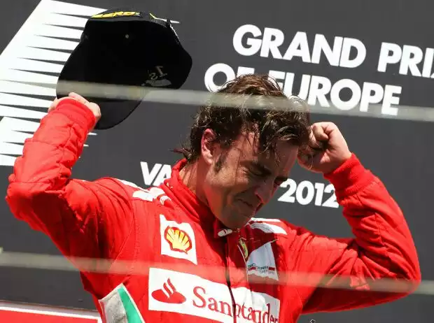 Titel-Bild zur News: Fernando Alonso (Ferrari) gewinnt beim Formel-1-Rennen in Valencia 2012