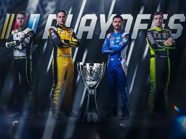 NASCAR-Finalteilnehmer 2023: William Byron, Christopher Bell, Kyle Larson, Ryan Blaney Titel-Bild zur News: NASCAR-Finalteilnehmer 2023: William Byron, Christopher Bell, Kyle Larson, Ryan Blaney