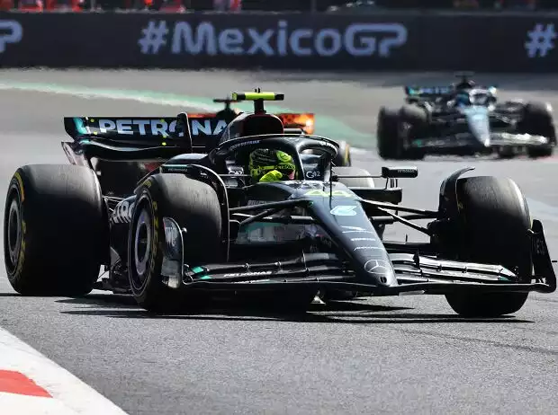 Titel-Bild zur News: Lewis Hamilton beim Formel-1-Rennen 2023 in Mexiko