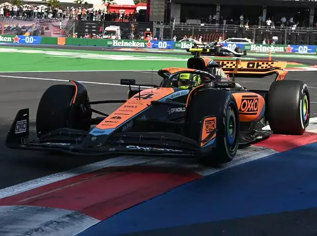 Lando Norris beim Formel-1-Rennen in Mexiko 2023 Titel-Bild zur News: Lando Norris beim Formel-1-Rennen in Mexiko 2023