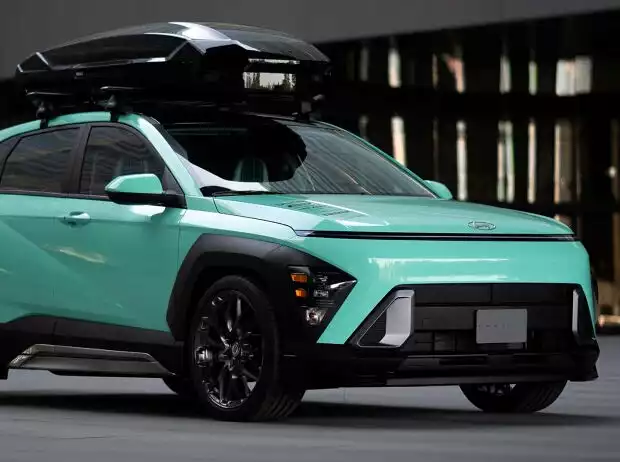 Titel-Bild zur News: Hyundai Kona Jayde Concept für die 2023 SEMA Show