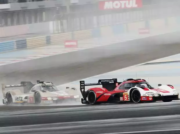 Titel-Bild zur News: Ja, das ist tatsächlich Bahrain: Regen am Eröffnungstag!