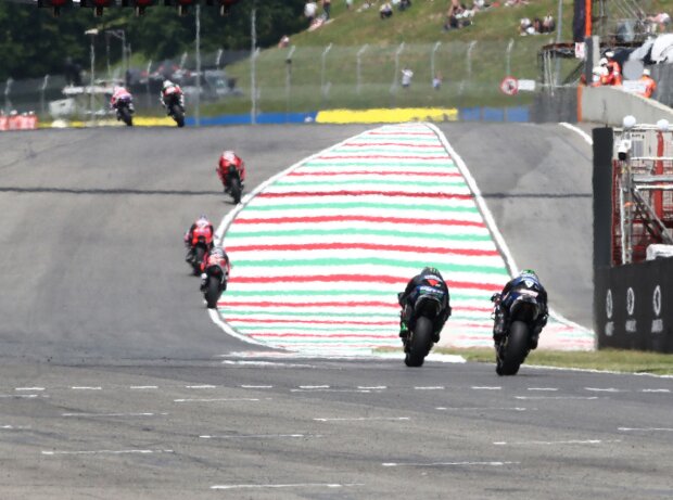 Titel-Bild zur News: MotoGP-Action in Mugello