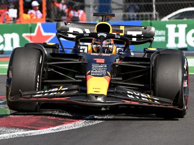 Titel-Bild zur News: Max Verstappen beim Formel-1-Rennen in Mexiko 2023