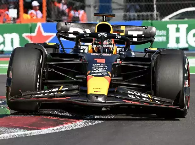 Titel-Bild zur News: Max Verstappen beim Formel-1-Rennen in Mexiko 2023