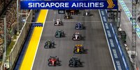 Der Start zum Formel-1-Rennen in Singapur 2023