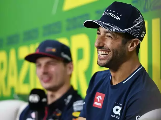 Titel-Bild zur News: Max Verstappen, Daniel Ricciardo