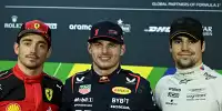 Bild zum Inhalt: Qualifying wegen Gewitter abgebrochen: Max Verstappen auf Pole!