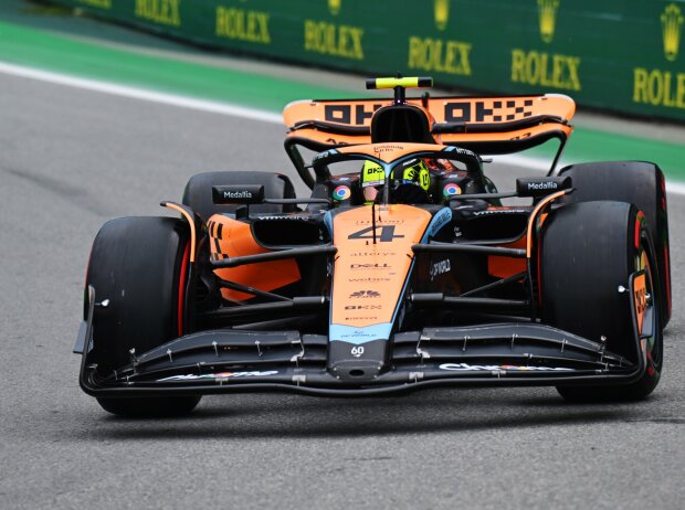 Titel-Bild zur News: Lando Norris im McLaren MCL60 beim Formel-1-Qualifying in Brasilien 2023