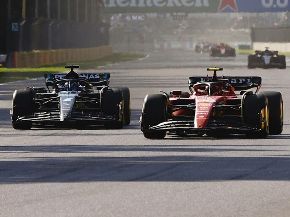 Carlos Sainz, George Russell