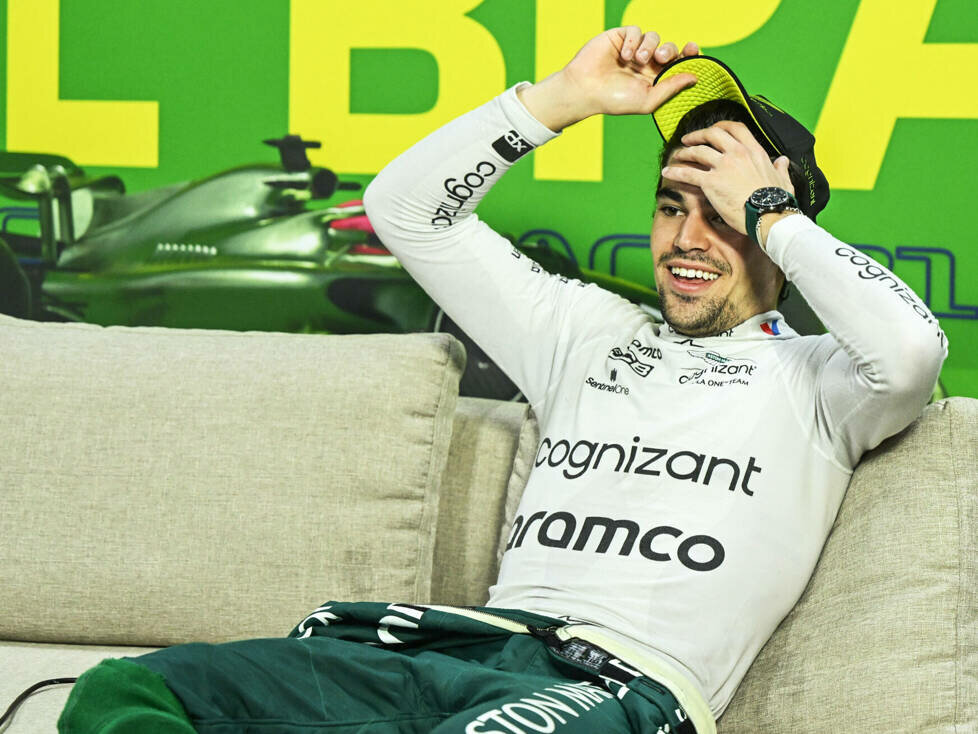 Lance Stroll (Aston Martin) nach dem Qualifying zum Formel-1-Rennen in Brasilien 2023