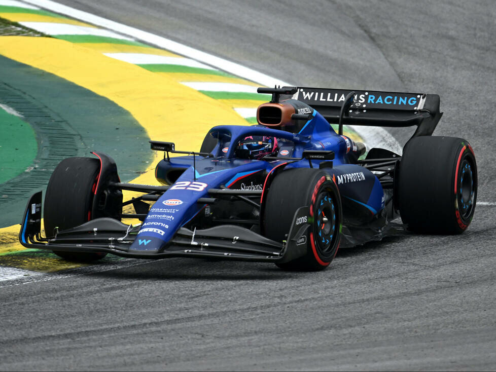Alexander Albon (Williams FW45) im Qualifying zum Formel-1-Rennen in Brasilien 2023