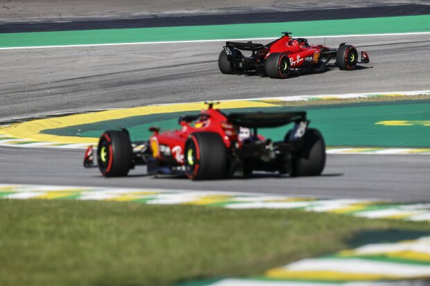 Charles Leclerc Carlos Sainz Ferrari Ferrari F1 ~Charles Leclerc (Ferrari) und Carlos Sainz (Ferrari) ~ 