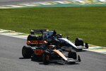 Oscar Piastri (McLaren) und Daniel Ricciardo (AlphaTauri) 