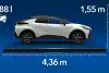 Bild zum Inhalt: Toyota C-HR (2023): Alle Abmessungen des japanischen SUV-Coupés