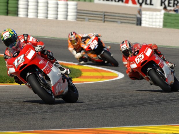 Troy Bayliss, Loris Capirossi, Nicky Hayden Troy Bayliss, Loris Capirossi, Nicky Hayden