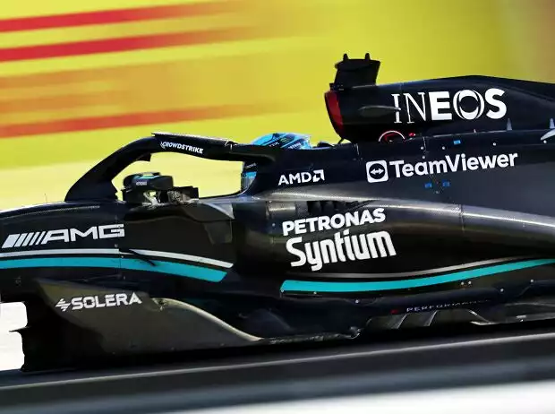 George Russell beim Formel-1-Rennen in Brasilien 2023 Titel-Bild zur News: George Russell beim Formel-1-Rennen in Brasilien 2023