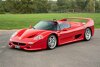 Bild zum Inhalt: Ferrari F50 von Rod Stewart: Rockstar-Auto steht zum Verkauf