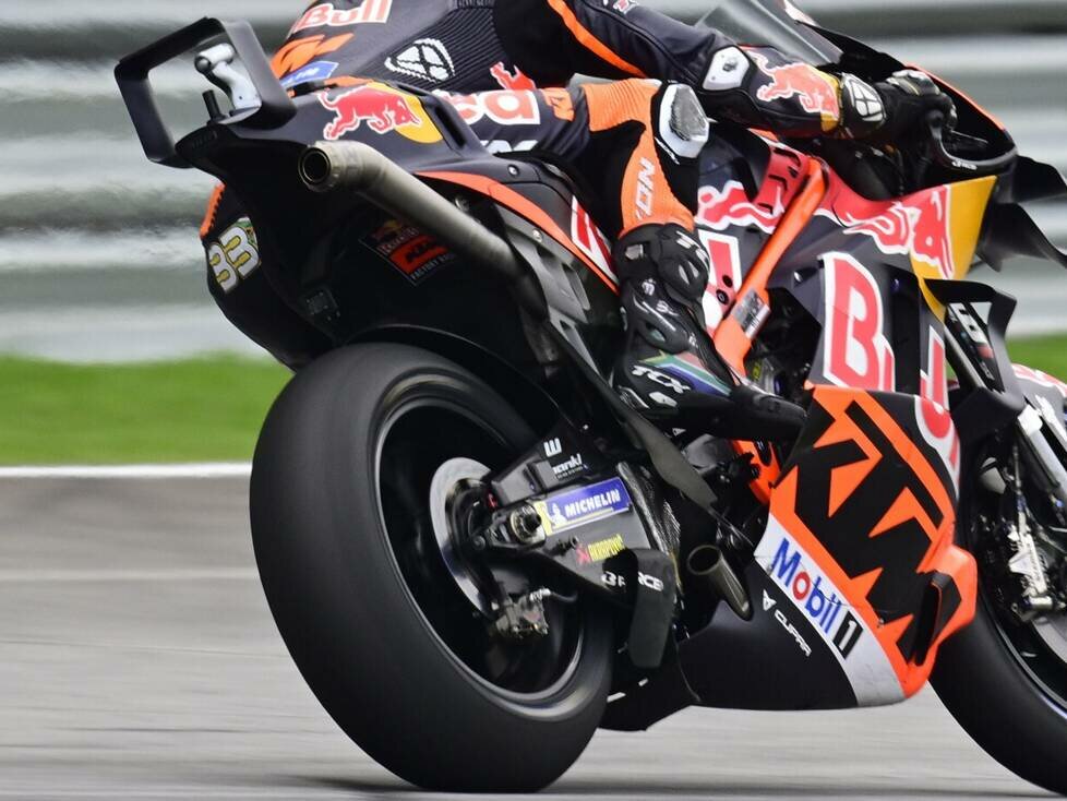 Brad Binder, KTM Auspuff