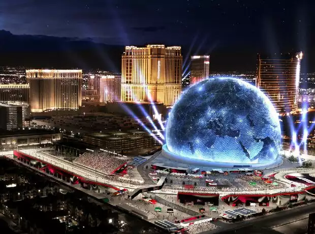 Renderung der Formel-1-Strecke in Las Vegas Titel-Bild zur News: Renderung der Formel-1-Strecke in Las Vegas
