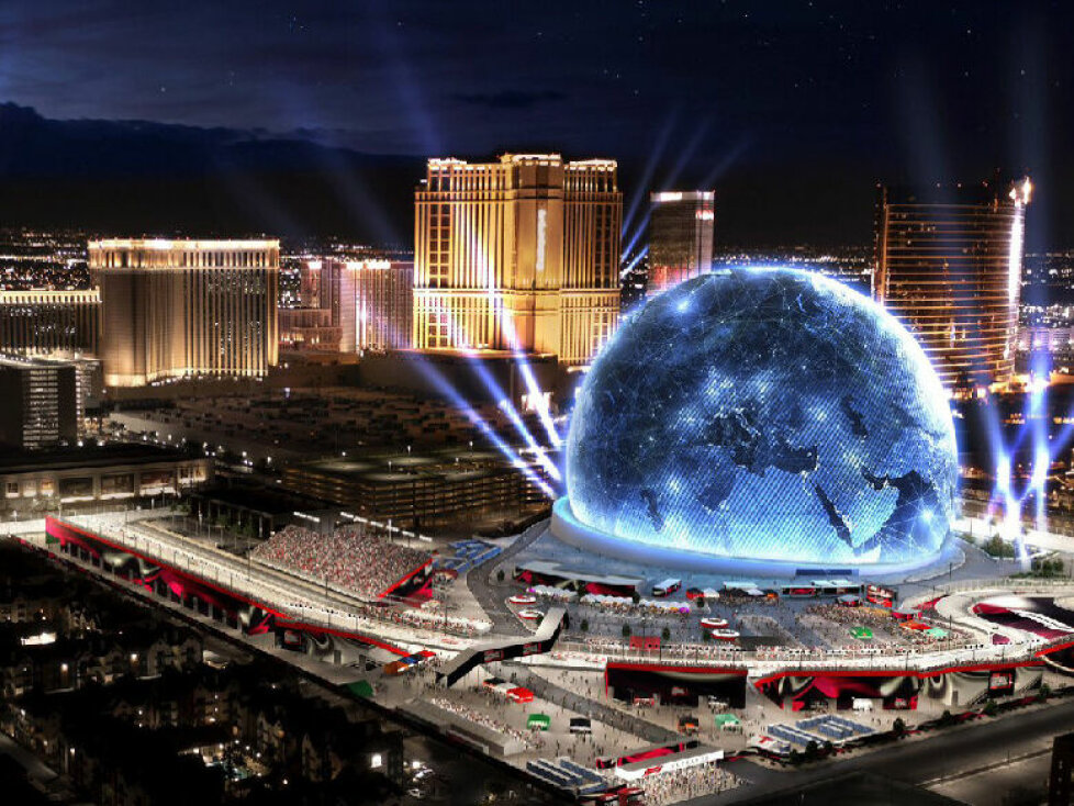 Renderung der Formel-1-Strecke in Las Vegas