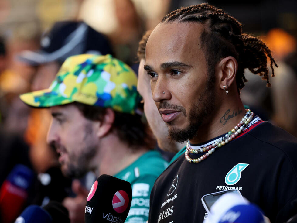 Lewis Hamilton (Mercedes) vor dem Formel-1-Rennen in Brasilien 2023