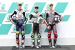 Collin Veijer (Intact GP), Jaume Masia (Leopard) und Matteo Bertelle (Snipers) 