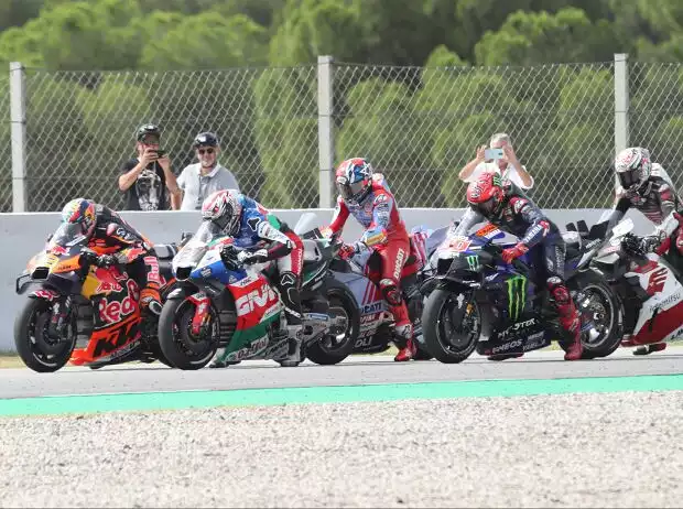 MotoGP Start Titel-Bild zur News: MotoGP Start