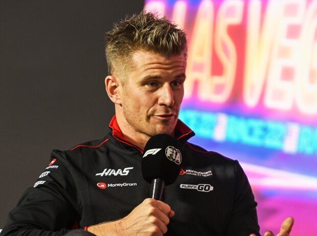 Titel-Bild zur News: Nico Hülkenberg (Haas) vor dem Formel-1-Rennen in Las Vegas 2023