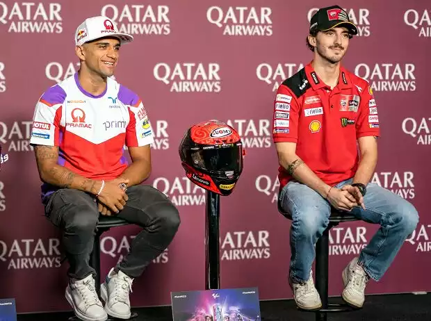 Jorge Martin, Francesco Bagnaia Titel-Bild zur News: Jorge Martin, Francesco Bagnaia