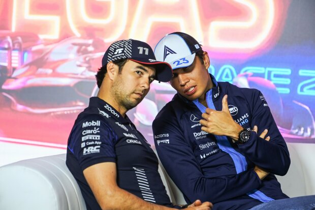 Alexander Albon Sergio Perez Red Bull Red Bull F1Williams F1 ~ Alexander Albon (Williams) e Sergio Perez (Red Bull) ~ 