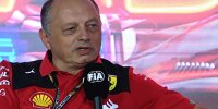 Ferrari-Teamchef Frederic Vasseur in der Pressekonferenz von Las Vegas 2023