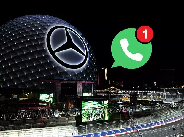 Mercedes und WhatsApp (Fotomontage) Titel-Bild zur News: Mercedes und WhatsApp (Fotomontage)