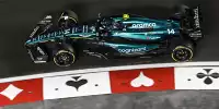 Fernando Alonso im Aston Martin AMR23 beim Las-Vegas-Grand-Prix 2023