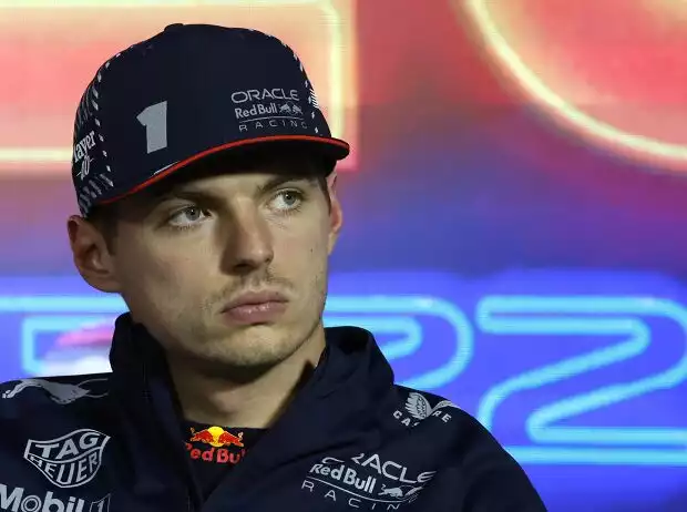 Max Verstappen in der Formel-1-Pressekonferenz in Las Vegas 2023 Titel-Bild zur News: Max Verstappen in der Formel-1-Pressekonferenz in Las Vegas 2023