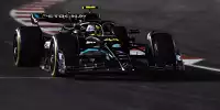 Lewis Hamilton im Mercedes W14 beim Formel-1-Qualifying in Las Vegas 2023
