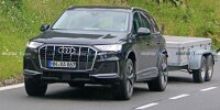 Audi Q7 Versuchsträger bei Testfahrten