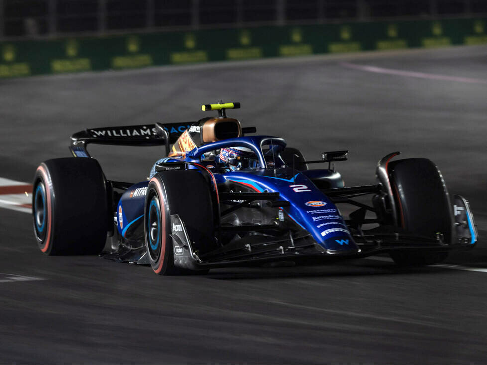 Logan Sargeant (Williams FW45) beim Qualifying zum Formel-1-Rennen in Las Vegas 2023