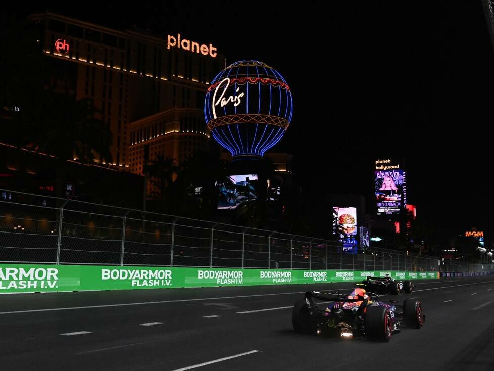 Sergio Perez im Formel-1-Training 2023 in Las Vegas