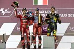 Francesco Bagnaia (Ducati), Fabio Di Giannantonio (Gresini) und Luca Marini (VR46) 